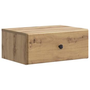 Wandmontierter Nachttisch 2 stk. Artisan-Eiche