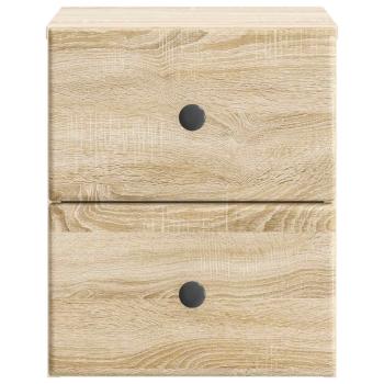 Wandmontierter Nachttisch Sonoma-Eiche 34,5 x 33 x 40 cm