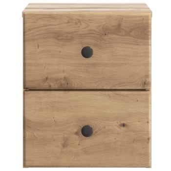 Wandmontierter Nachttisch Artisan-Eiche 34,5 x 33 x 40 cm