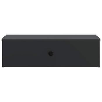 Wandmontierter Beistelltisch Schwarz 59 x 34,5 x 17 cm
