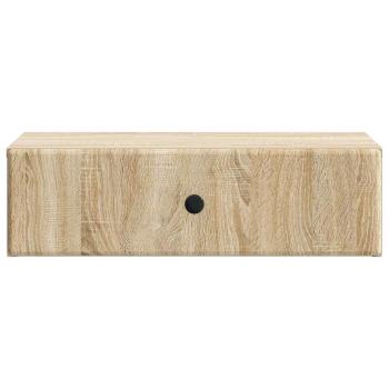 Wandmontierter Beistelltisch Sonoma-Eiche 59 x 34,5 x 17 cm