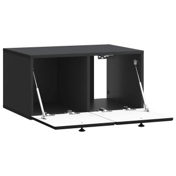 Wandmontierter TV-Schrank 59,5 x 41 x 30 cm Schwarz