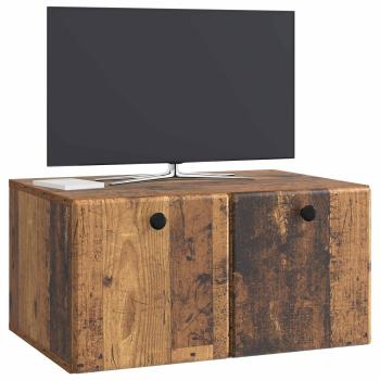 Wandmontierter TV-Schrank 59,5 x 41 x 30 cm Altholz