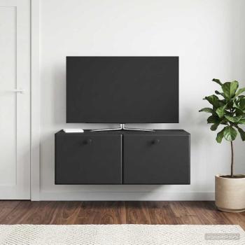 ARDEBO.de - Wandmontierter TV-Schrank 78,5 x 41 x 30 cm Schwarz