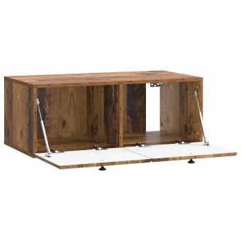 Wandmontierter TV-Schrank 78,5 x 41 x 30 cm Altholz