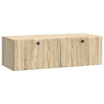 Wandmontierter TV-Schrank 98 x 41 x 30 cm Sonoma-Eiche