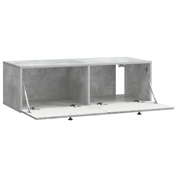 Wandmontierter TV-Schrank 98 x 41 x 30 cm Betongrau