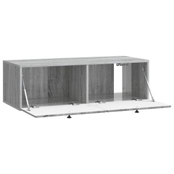 Wandmontierter TV-Schrank 98 x 41 x 30 cm Grau Sonoma