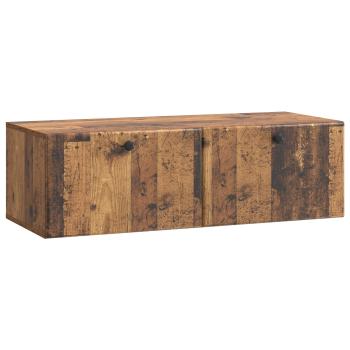 Wandmontierter TV-Schrank 98 x 41 x 30 cm Altholz Holzwerkstoff