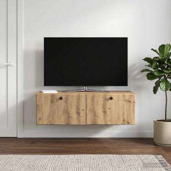 ARDEBO.de - Wandmontierter TV-Schrank 98 x 41 x 30 cm Artisan-Eiche