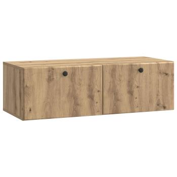Wandmontierter TV-Schrank 98 x 41 x 30 cm Artisan-Eiche