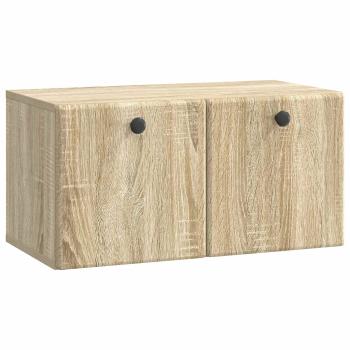Wandmontierter TV-Schrank 59,5 x 31 x 30 cm Sonoma-Eiche