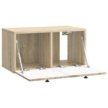 Wandmontierter TV-Schrank 59,5 x 31 x 30 cm Sonoma-Eiche