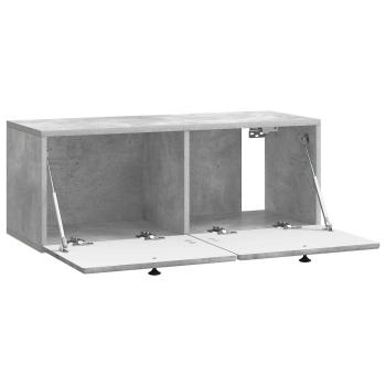 Wandmontierter TV-Schrank 78,5 x 31 x 30 cm Betongrau