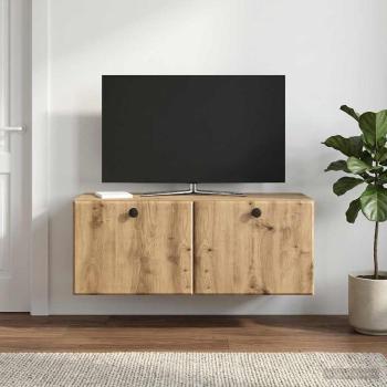 ARDEBO.de - Wandmontierter TV-Schrank 78,5 x 31 x 30 cm Artisan-Eiche