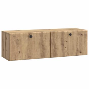 Wandmontierter TV-Schrank 98 x 31 x 30 cm Artisan-Eiche