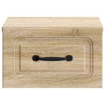 Wandmontierter Nachttisch Sonoma-Eiche 34,5 x 33 x 20 cm