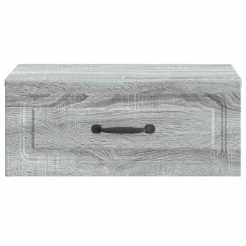 Wandmontierter Nachttisch Sonoma-Grau 49 x 34,5 x 20 cm