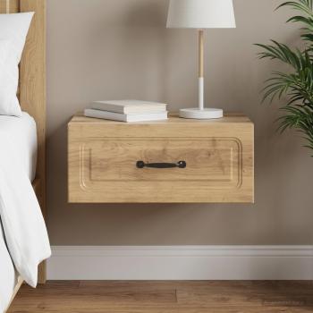 ARDEBO.de - Wandmontierter Nachttisch Artisan-Eiche 49 x 34,5 x 20 cm