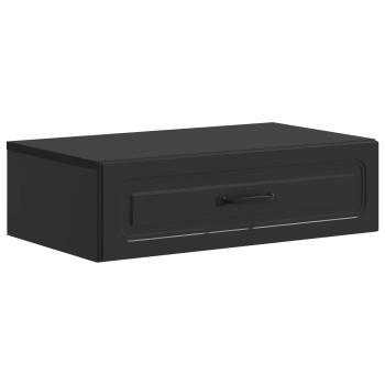 Wandmontierter Beistelltisch Schwarz 59 x 34,5 x 17 cm