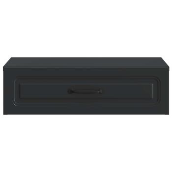 Wandmontierter Beistelltisch Schwarz 59 x 34,5 x 17 cm