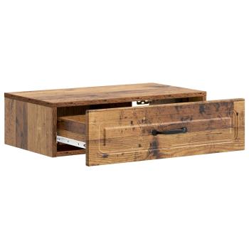 Wandmontierter Beistelltisch Altholz 59 x 34,5 x 17 cm