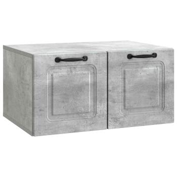 Wandmontierter TV-Schrank Betongrau 59,5 x 41 x 30 cm