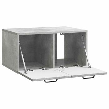 Wandmontierter TV-Schrank Betongrau 59,5 x 41 x 30 cm