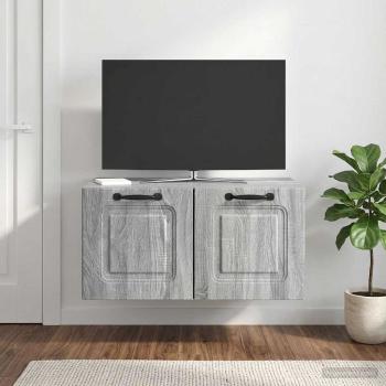 ARDEBO.de - Wandmontierter TV-Schrank Graues Sonoma 59,5 x 41 x 30 cm
