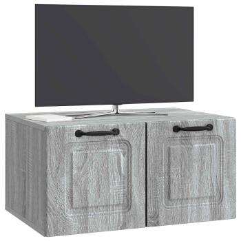 Wandmontierter TV-Schrank Graues Sonoma 59,5 x 41 x 30 cm