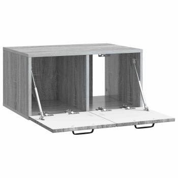 Wandmontierter TV-Schrank Graues Sonoma 59,5 x 41 x 30 cm