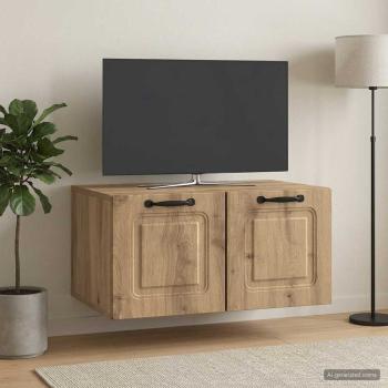 ARDEBO.de - Wandmontierter TV-Schrank 59,5 x 41 x 30 cm Artisan-Eiche