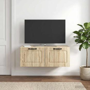 ARDEBO.de - Wandmontierter TV-Schrank Sonoma-Eiche 78,5 x 41 x 30 cm