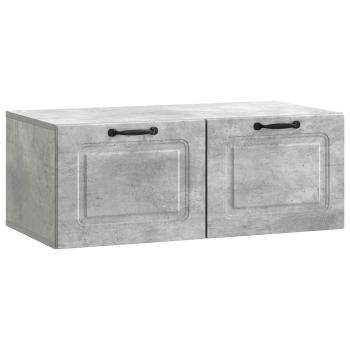 Wandmontierter TV-Schrank Betongrau 78,5 x 41 x 30 cm