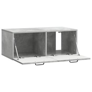Wandmontierter TV-Schrank Betongrau 78,5 x 41 x 30 cm