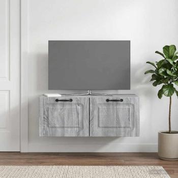 ARDEBO.de - Wandmontierter TV-Schrank Graues Sonoma 78,5 x 41 x 30 cm