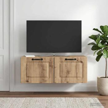 Wandmontierter TV-Schrank 78,5 x 41 x 30 cm Artisan-Eiche