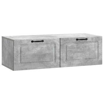 Wandmontierter TV-Schrank Betongrau 98 x 41 x 30 cm