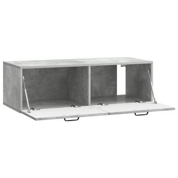 Wandmontierter TV-Schrank Betongrau 98 x 41 x 30 cm