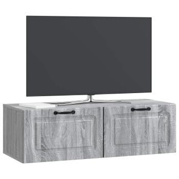 Wandmontierter TV-Schrank Graues Sonoma 98 x 41 x 30 cm