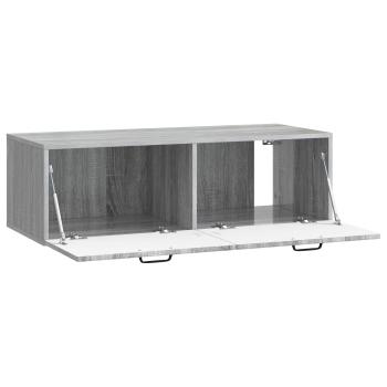 Wandmontierter TV-Schrank Graues Sonoma 98 x 41 x 30 cm