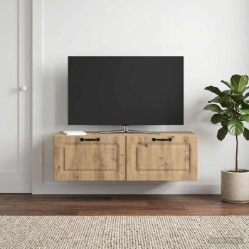 ARDEBO.de - Wandmontierter TV-Schrank 98 x 41 x 30 cm Artisan-Eiche