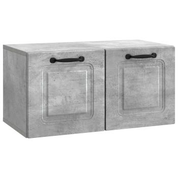 Wandmontierter TV-Schrank Betongrau 59,5 x 31 x 30 cm