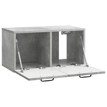 Wandmontierter TV-Schrank Betongrau 59,5 x 31 x 30 cm