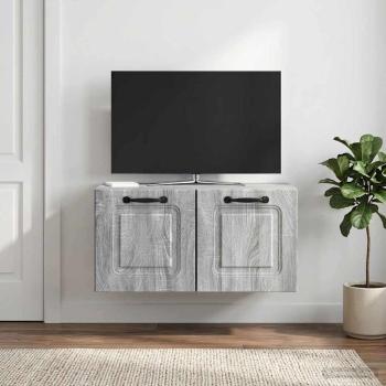 ARDEBO.de - Wandmontierter TV-Schrank Graues Sonoma 59,5 x 31 x 30 cm