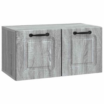 Wandmontierter TV-Schrank Graues Sonoma 59,5 x 31 x 30 cm