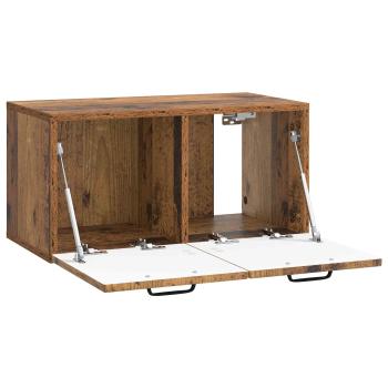 Wandmontierter TV-Schrank Altholz 59,5 x 31 x 30 cm