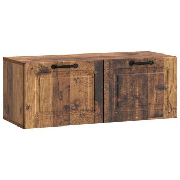 Wandmontierter TV-Schrank Altholz 78,5 x 31 x 30 cm