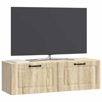 Wandmontierter TV-Schrank Sonoma-Eiche 98 x 31 x 30 cm