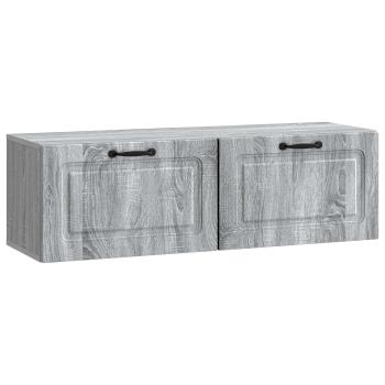 Wandmontierter TV-Schrank Graues Sonoma 98 x 31 x 30 cm
